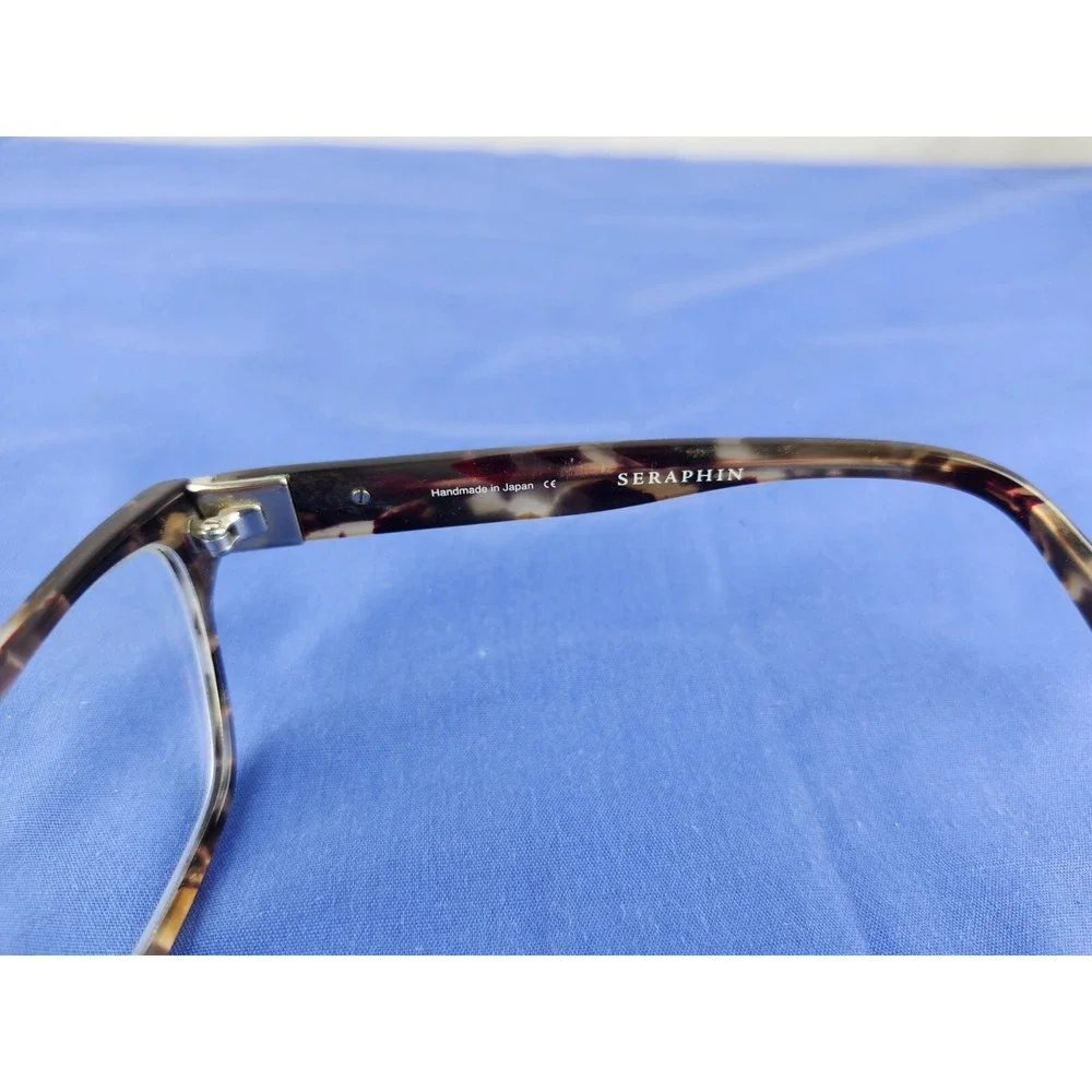 Seraphin Eyeglasses St. Clair 8774 Gray Marble Cat Eye Japan 53[]15 140 Handmade